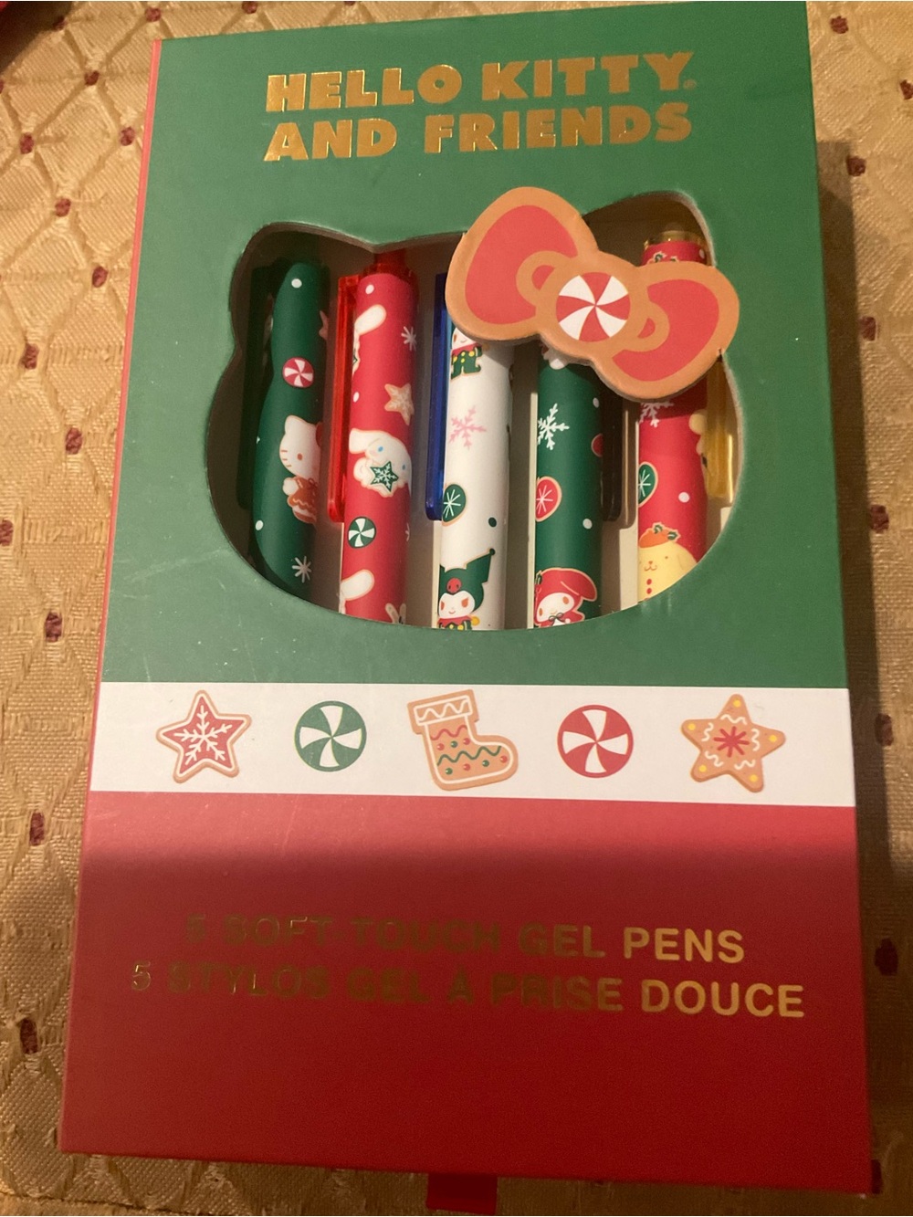 Sanrio Hello Kitty & Friends Holiday Gel Pens Set of 5 New